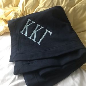 Kappa kappa gamma (KKG) ‘5x’4ft navy blanket